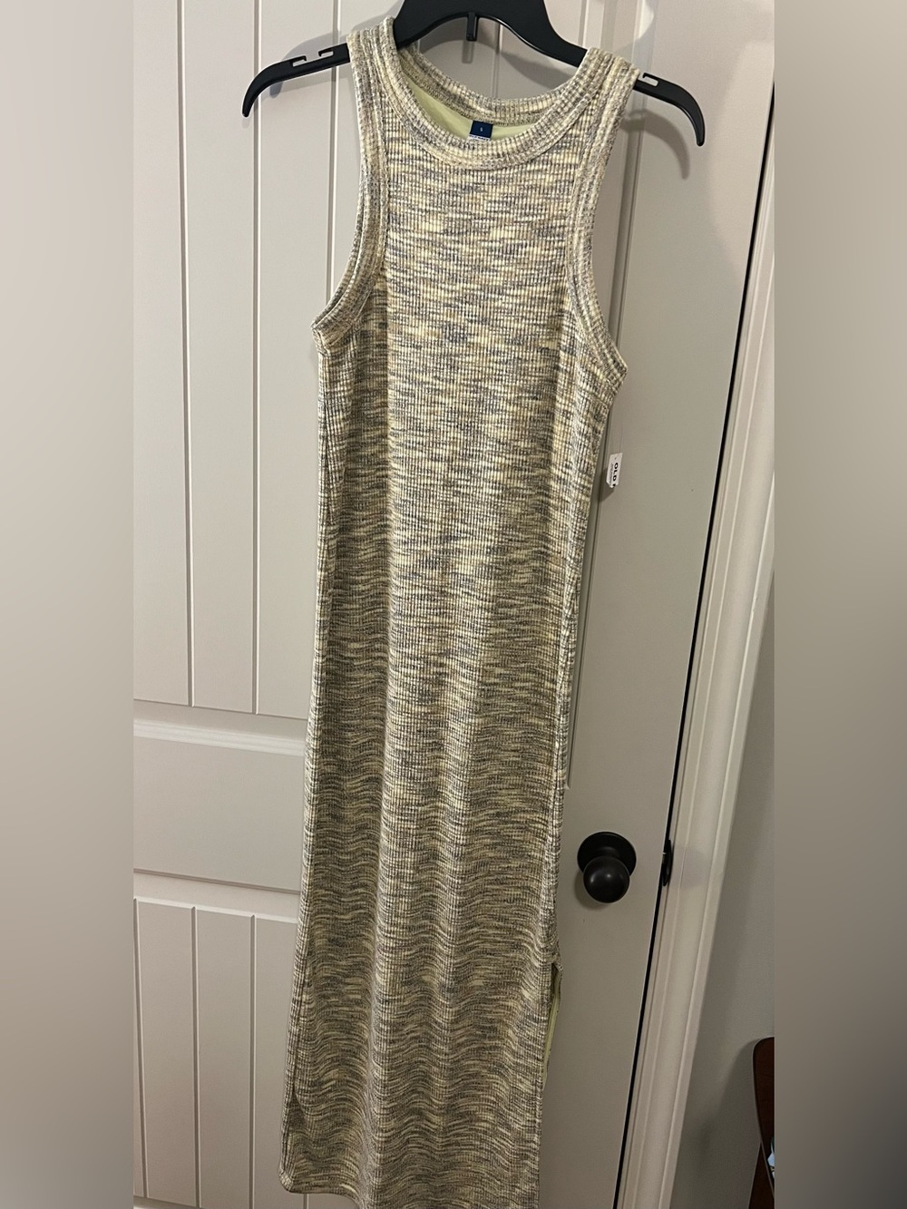 NWT Ribbed Space dye long tank dress size S